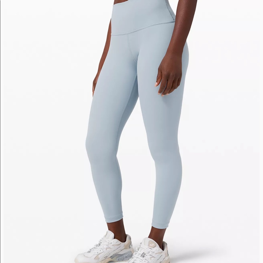 Worn once light blue lululemon leggings